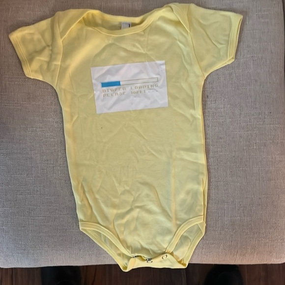 Diaper Loading  Baby Onesie - Picture 3 of 4